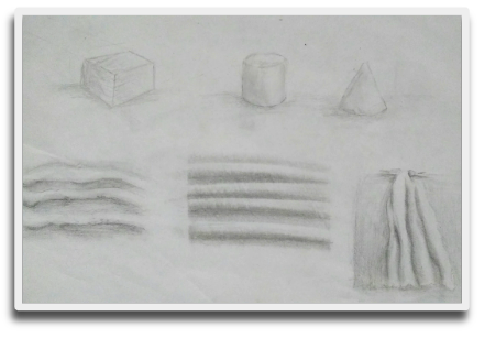 exercícios fáceis para entender luz e sombras no desenho e exercício para desenho de tecidos