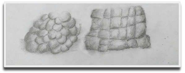 exemplos para entender sombreado e textura no desenho