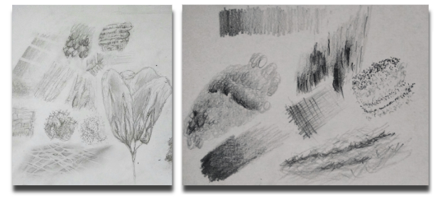 exemplos de textura com lápis grafite no desenho imagem 2-  Livro de desenho para iniciantes pdf - ebook grátis com versão apostila - 